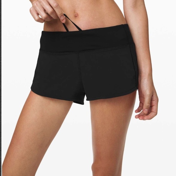 Lululemon Black Speed Up Short 2.5” Running - Picture 3 of 12